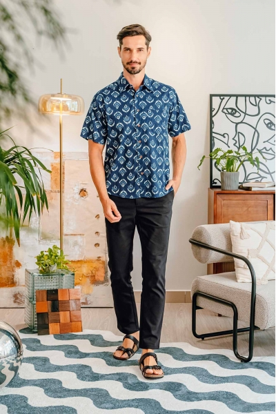 TUSCA MEN | Agra Kemeja in Navy Blue TUSCA MEN | Agra Kemeja in Navy Blue